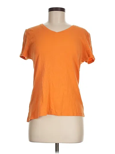 Pre-owned Croft & Barrow Short Sleeve T-shirt In Orange