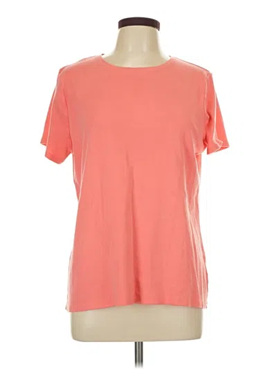 Pre-owned Croft & Barrow Short Sleeve T-shirt In Orange