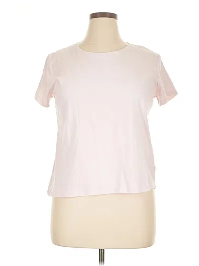 Pre-owned Croft & Barrow Short Sleeve T-shirt In Pink