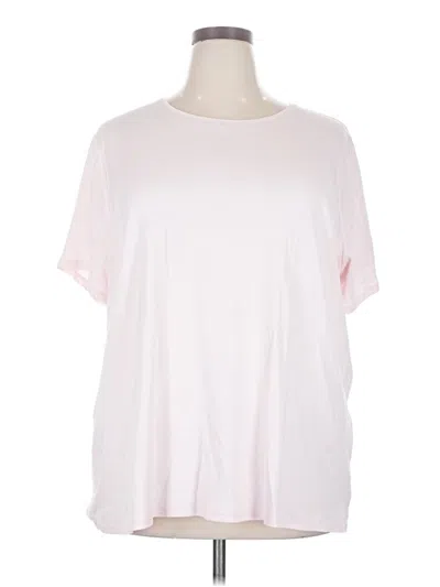 Pre-owned Croft & Barrow Short Sleeve T-shirt In Pink