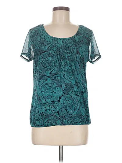 Pre-owned Croft & Barrow Short Sleeve T-shirt In Teal