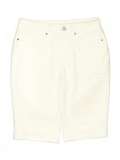 Pre-owned Croft & Barrow Shorts In Ivory