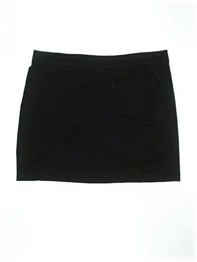 Pre-owned Croft & Barrow Skort In Black