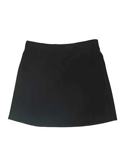 Pre-owned Croft & Barrow Skort In Black