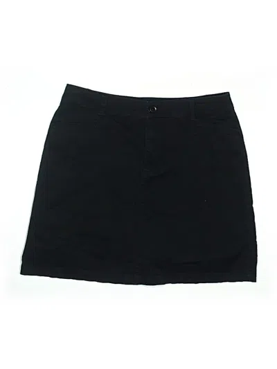 Pre-owned Croft & Barrow Skort In Black