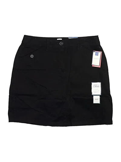 Pre-owned Croft & Barrow Skort In Black