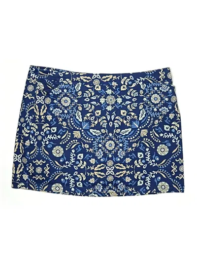 Pre-owned Croft & Barrow Skort In Blue