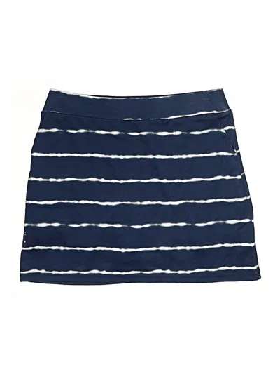 Pre-owned Croft & Barrow Skort In Blue