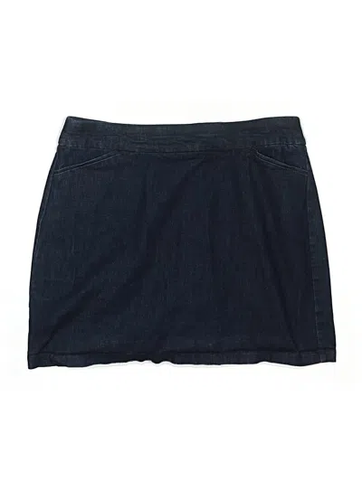 Pre-owned Croft & Barrow Skort In Blue