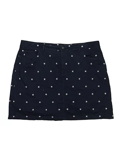 Pre-owned Croft & Barrow Skort In Blue