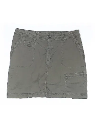 Pre-owned Croft & Barrow Skort In Green