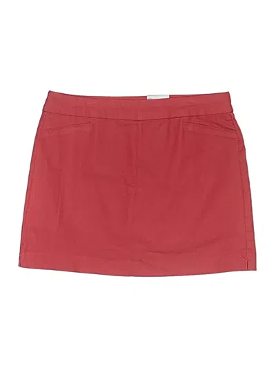 Croft & Barrow Skort In Red