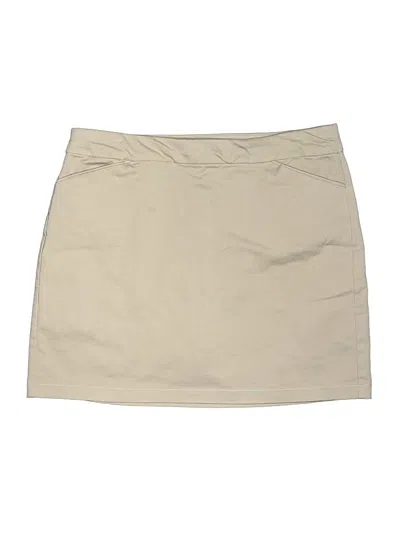 Pre-owned Croft & Barrow Skort In Tan