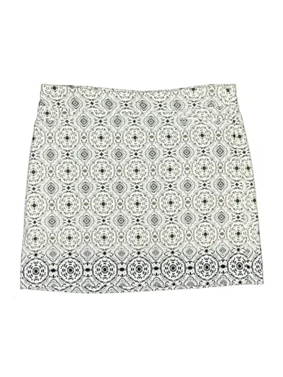 Pre-owned Croft & Barrow Skort In White