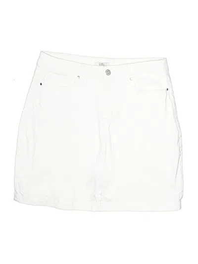 Pre-owned Croft & Barrow Skort In White