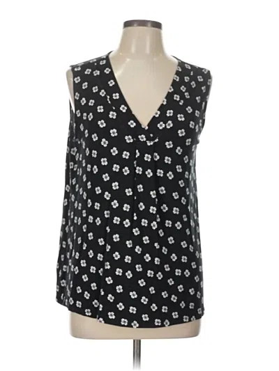 Pre-owned Croft & Barrow Sleeveless Blouse In Black