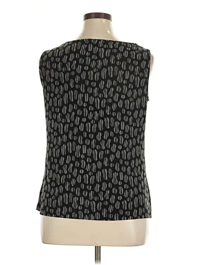 Pre-owned Croft & Barrow Sleeveless Blouse In Black