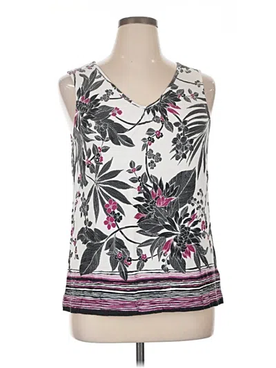 Pre-owned Croft & Barrow Sleeveless Blouse In Pink