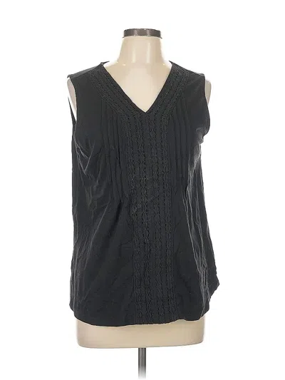 Pre-owned Croft & Barrow Sleeveless T-shirt In Black
