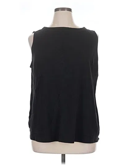 Pre-owned Croft & Barrow Sleeveless T-shirt In Black