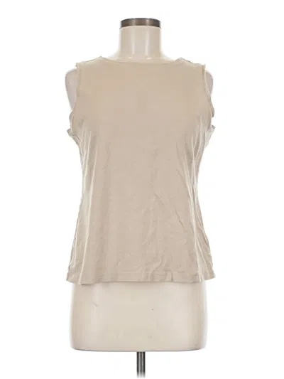 Pre-owned Croft & Barrow Sleeveless T-shirt In Brown