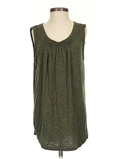 Pre-owned Croft & Barrow Sleeveless T-shirt In Green