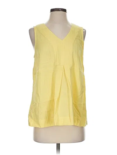 Pre-owned Croft & Barrow Sleeveless T-shirt In Yellow