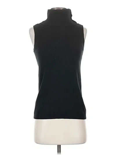 Pre-owned Croft & Barrow Sweater Vest In Black