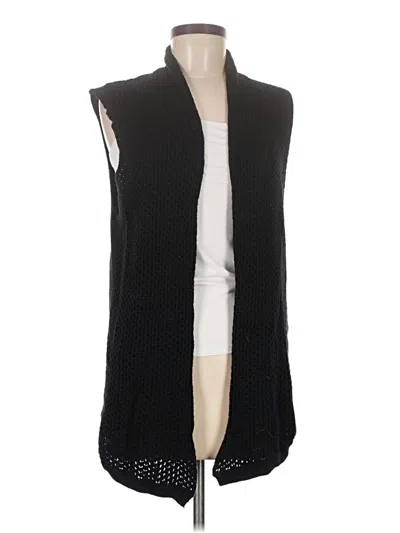 Pre-owned Croft & Barrow Sweater Vest In Black
