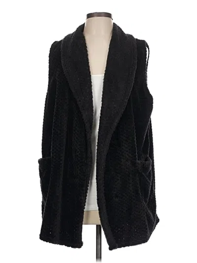 Pre-owned Croft & Barrow Sweater Vest In Black