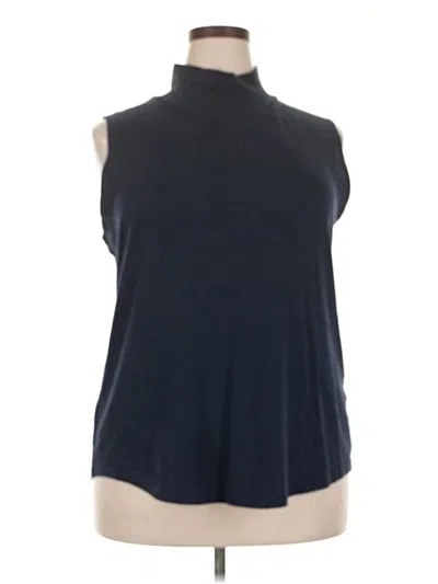 Pre-owned Croft & Barrow Sweater Vest In Blue