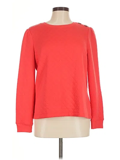 Pre-owned Croft & Barrow Sweatshirt In Red
