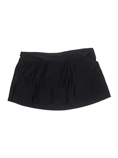 Pre-owned Croft & Barrow Swimsuit Bottoms In Black