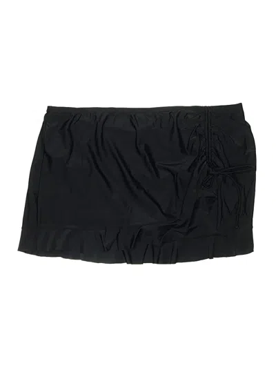 Pre-owned Croft & Barrow Swimsuit Bottoms In Black
