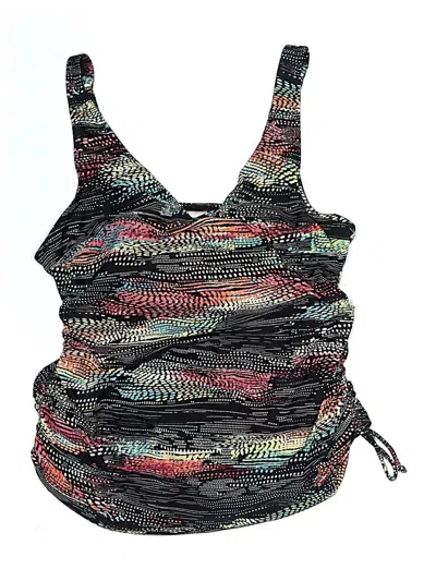 Pre-owned Croft & Barrow Swimsuit Top Black Swimwear