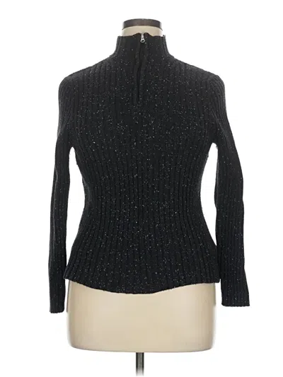Pre-owned Croft & Barrow Turtleneck Sweater In Black