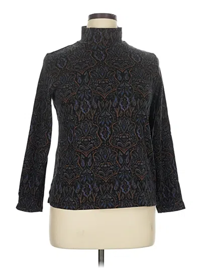 Pre-owned Croft & Barrow Turtleneck Sweater In Black