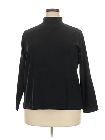 Pre-owned Croft & Barrow Turtleneck Sweater In Black