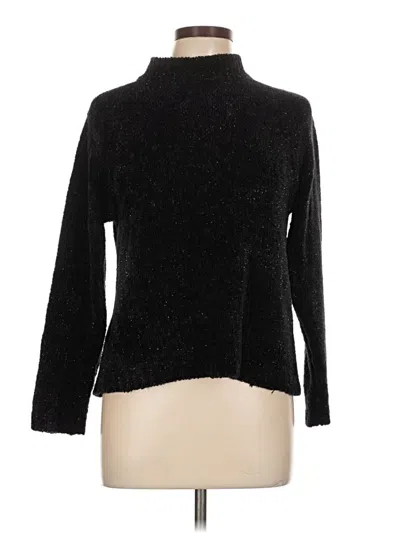 Pre-owned Croft & Barrow Turtleneck Sweater In Black