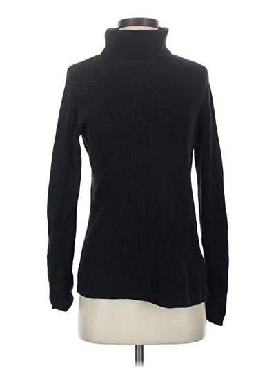 Pre-owned Croft & Barrow Turtleneck Sweater In Black