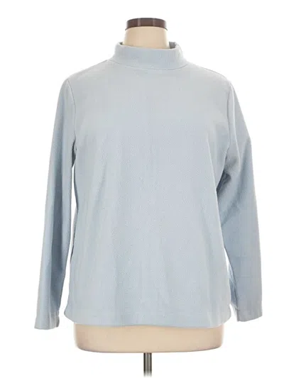 Pre-owned Croft & Barrow Turtleneck Sweater In Blue