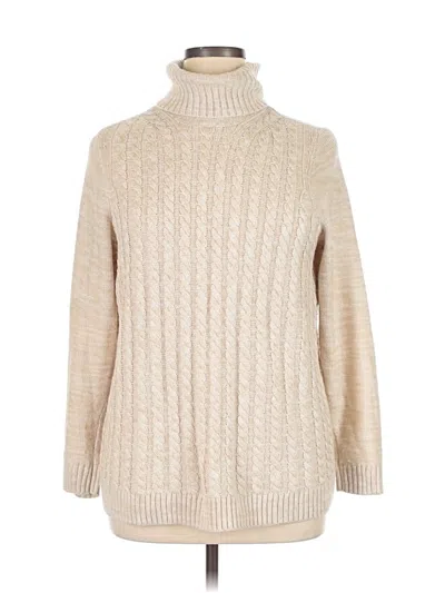 Pre-owned Croft & Barrow Turtleneck Sweater In Brown