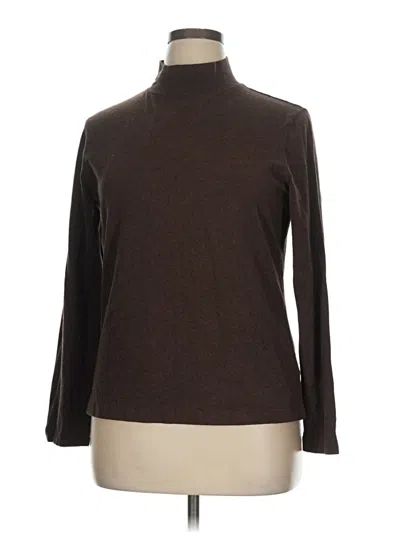 Pre-owned Croft & Barrow Turtleneck Sweater In Brown