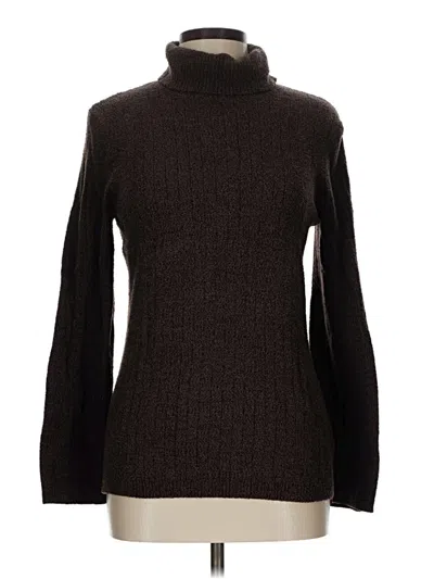 Pre-owned Croft & Barrow Turtleneck Sweater In Brown