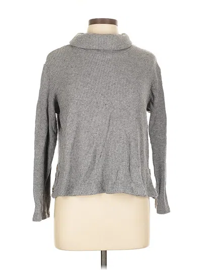 Pre-owned Croft & Barrow Turtleneck Sweater In Gray