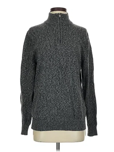 Pre-owned Croft & Barrow Turtleneck Sweater In Gray