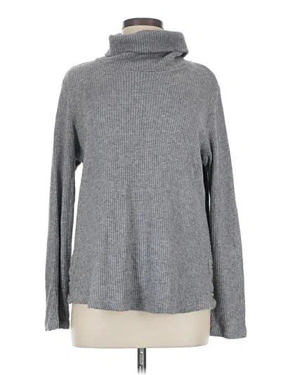 Pre-owned Croft & Barrow Turtleneck Sweater In Gray