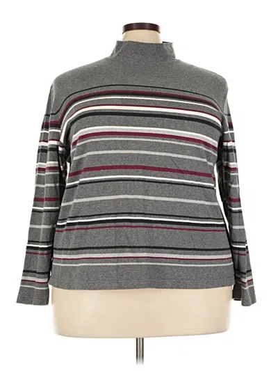Pre-owned Croft & Barrow Turtleneck Sweater In Gray