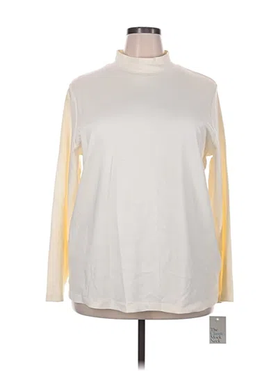 Pre-owned Croft & Barrow Turtleneck Sweater In Ivory