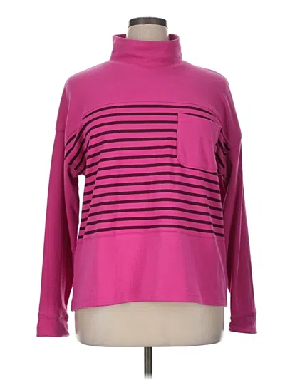 Pre-owned Croft & Barrow Turtleneck Sweater In Pink